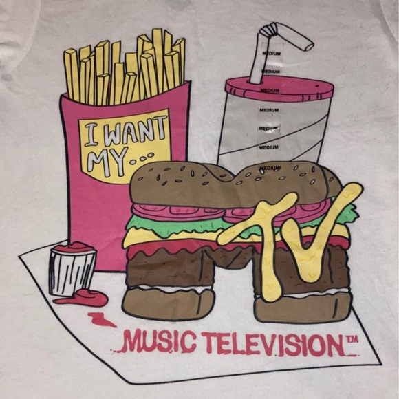 Mtv T Shirt Size Medium in Womens - Picture 2 of 4